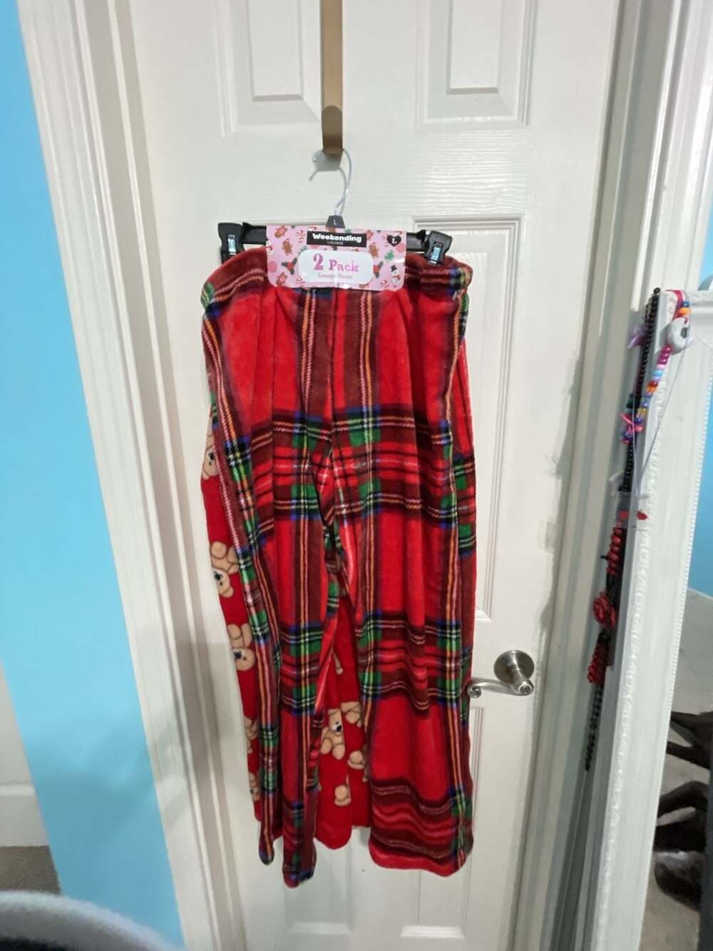 Weekending Lounge 2-Pack Plush Pajama Pants Size Large